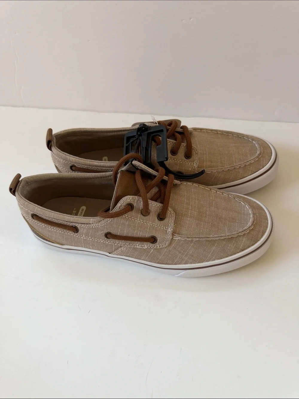 New Men’s George Canvas Boat Shoe